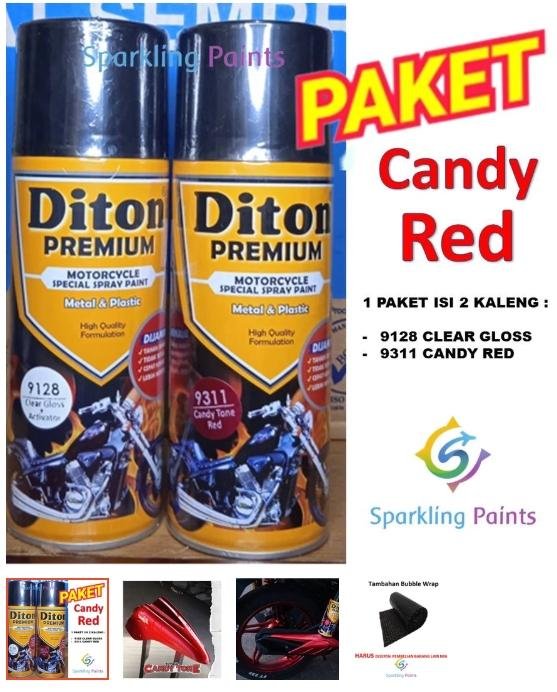 DITON PREMIUM - PAKET CANDY TONE RED (9128-9311)