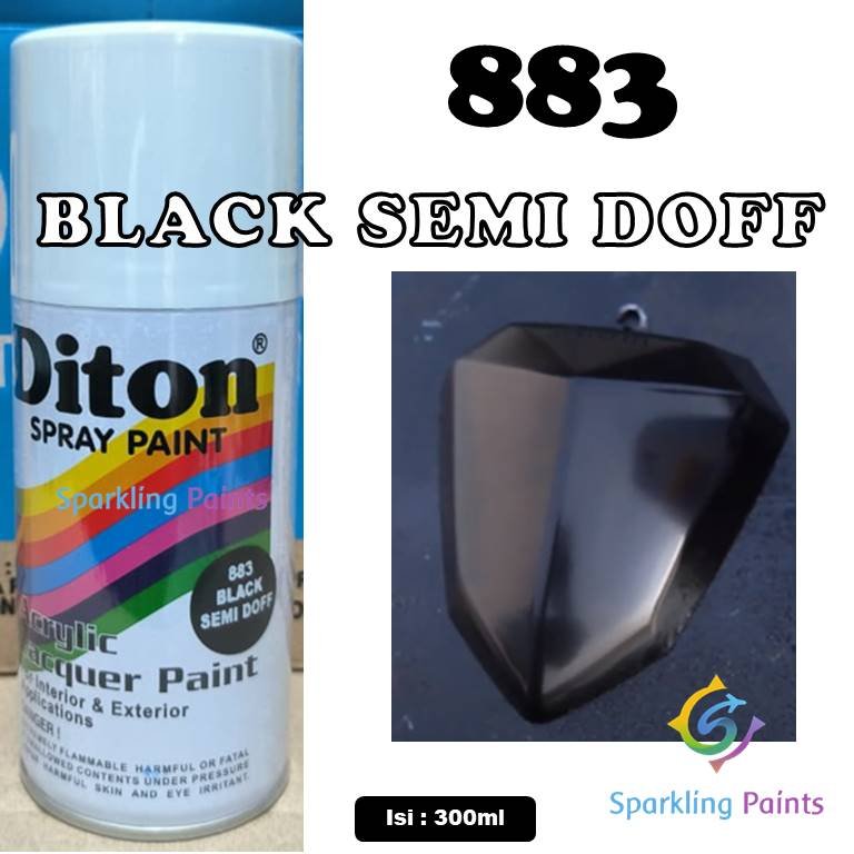 DITON - BLACK SEMI DOFF 883 - 300ML