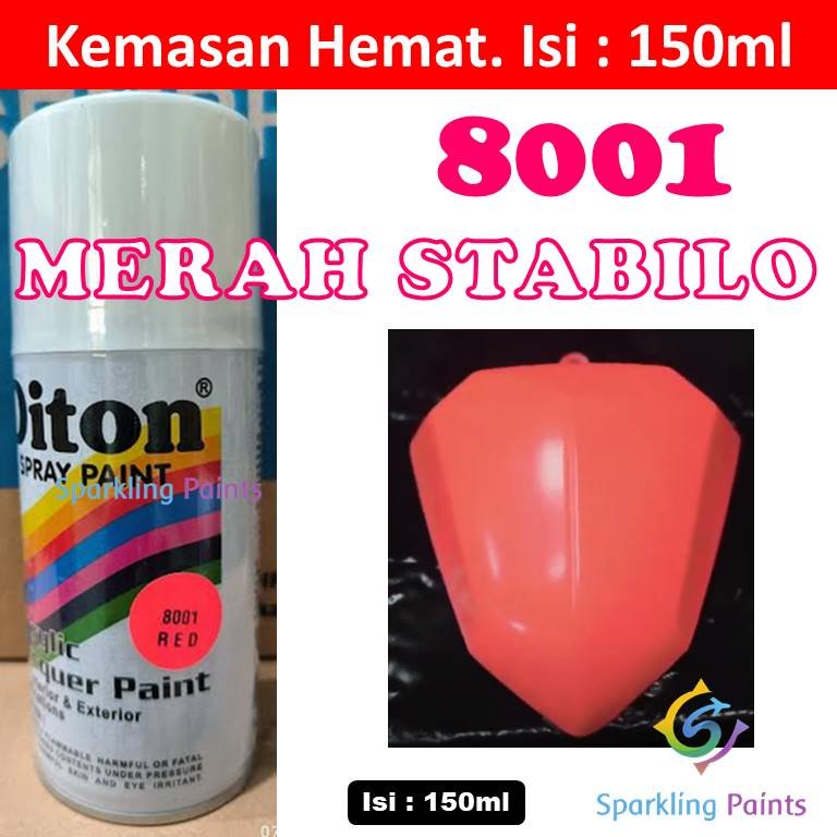 DITON - FLUORESCENT RED 8001 150ML