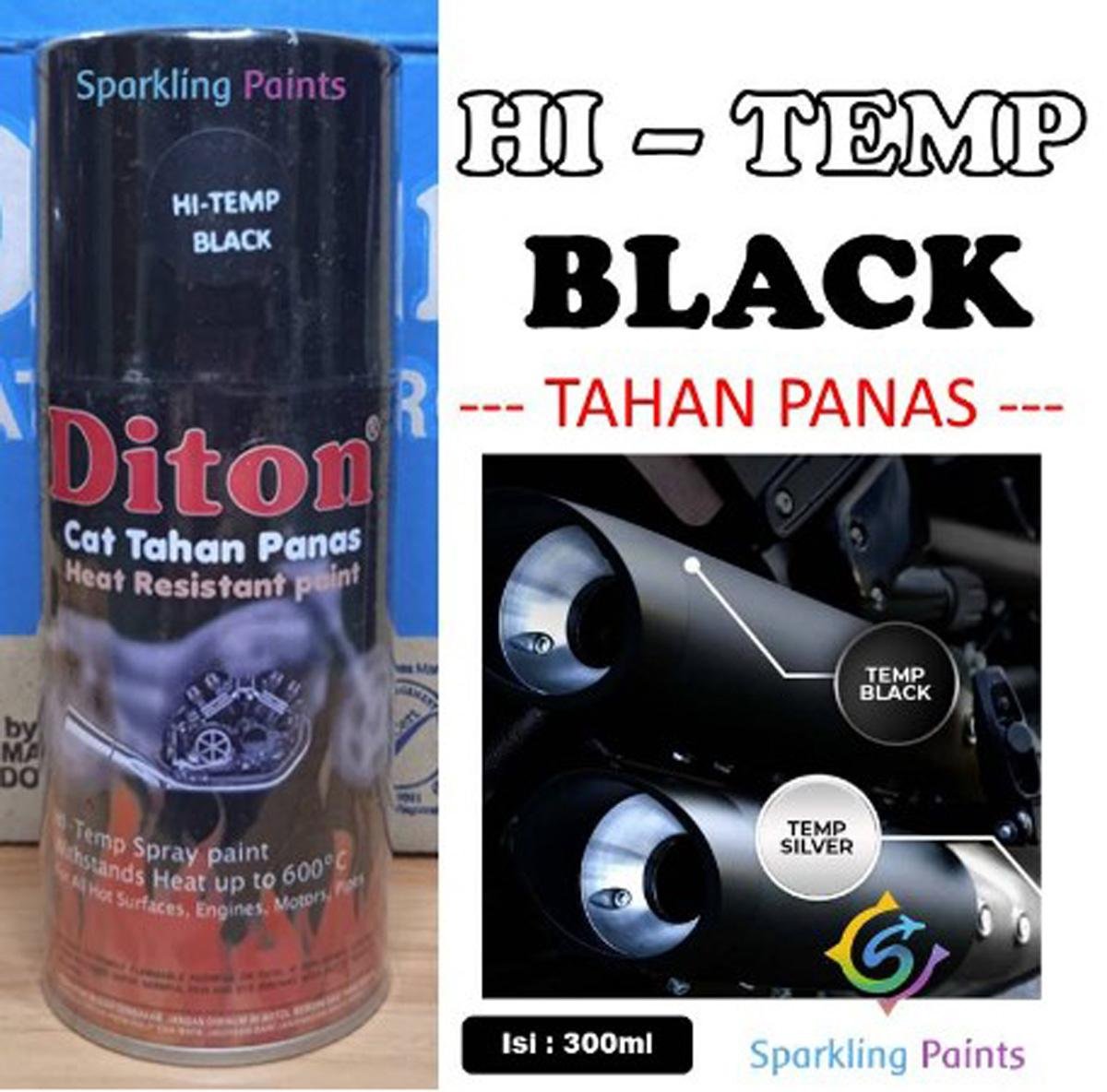 DITON - HI TEMP BLACK 300ML