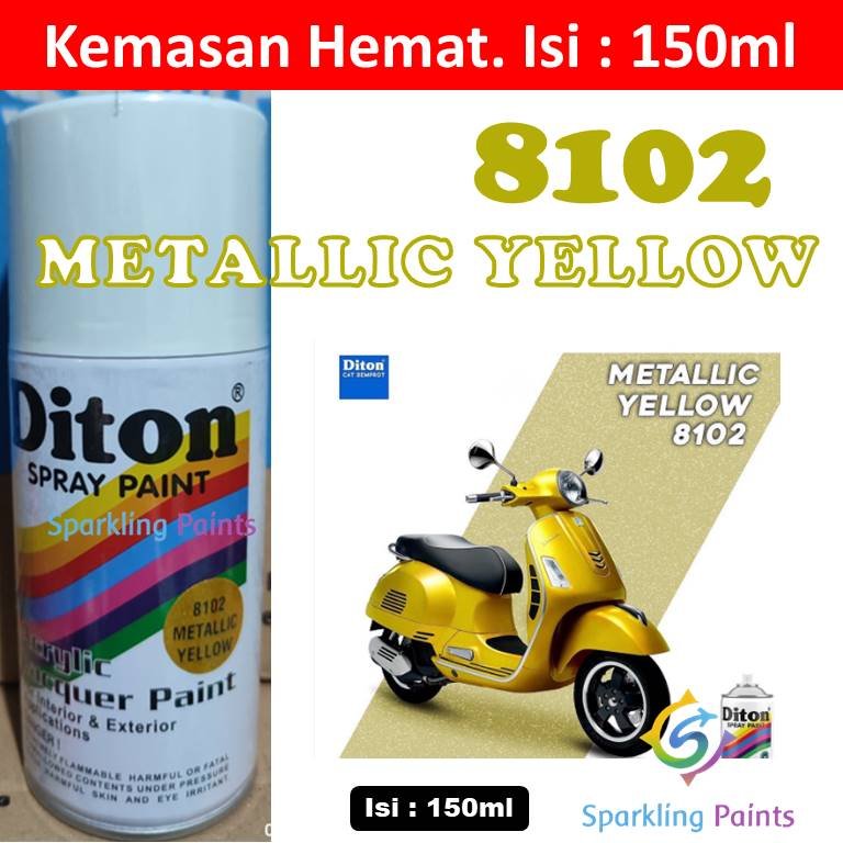 DITON - METALLIC YELLOW 8102 150ML
