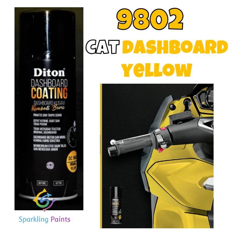 DITON PREMIUM - DASHBOARD COATING 9802 ORIGINAL YELLOW 400ML