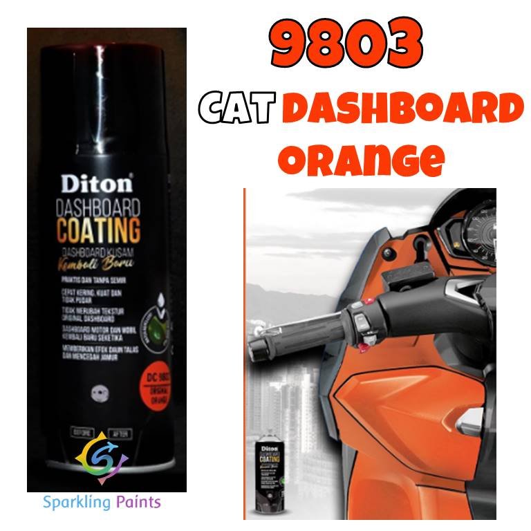 DITON PREMIUM - DASHBOARD COATING 9803 ORIGINAL ORANGE 400ML