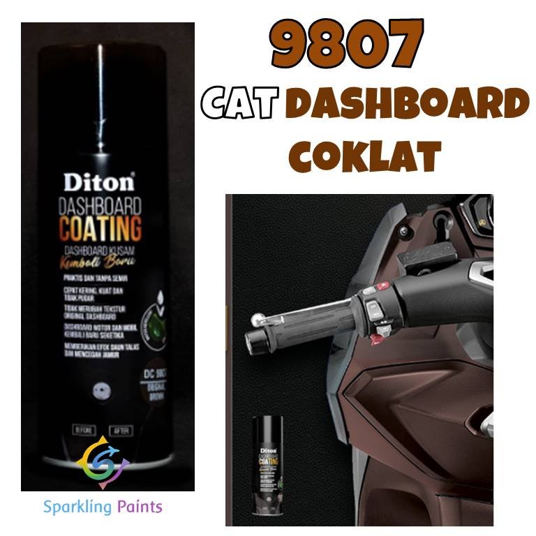 DITON PREMIUM - DASHBOARD COATING 9807 ORIGINAL BROWN 400ML
