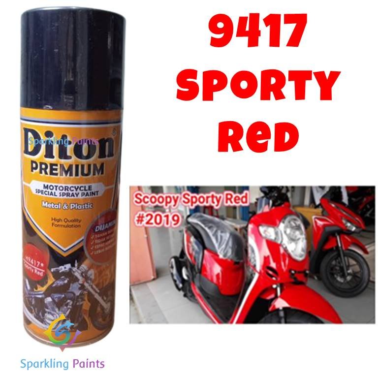 DITON PREMIUM - HONDA SPORTY RED H 9417 H9417 400ML