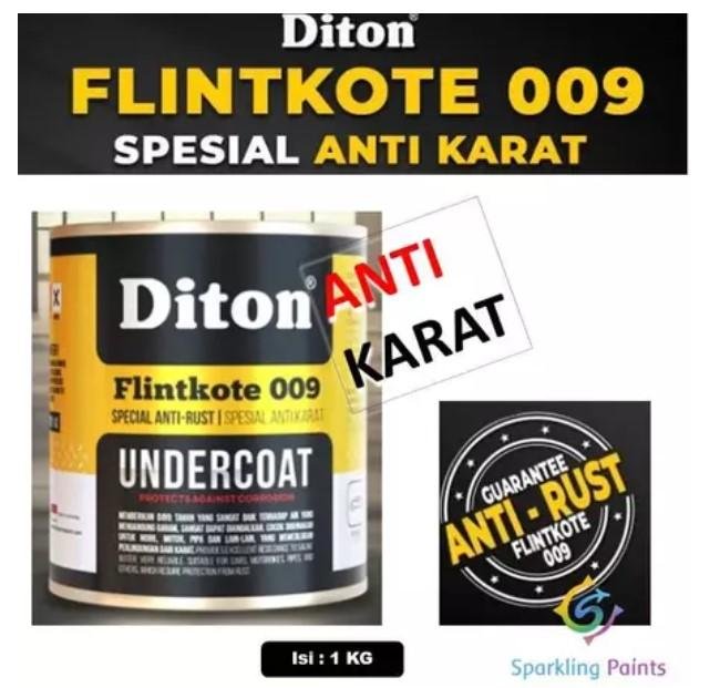DITON - UNDERCOAT FLINKOTE 009 SPECIAL ANTI KARAT RUST 1L 1KG