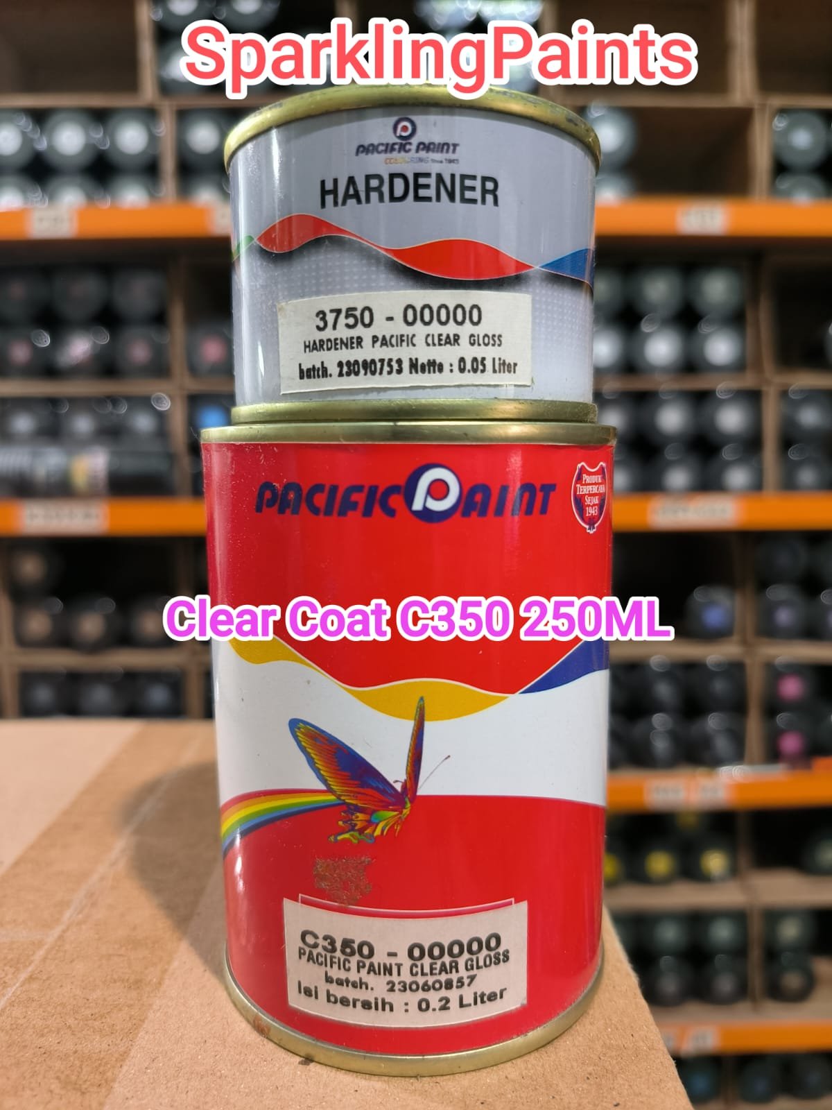 PACIFIC PAINT - CLEAR COAT PU MEDIUM SOLID AUTOGLOW C350