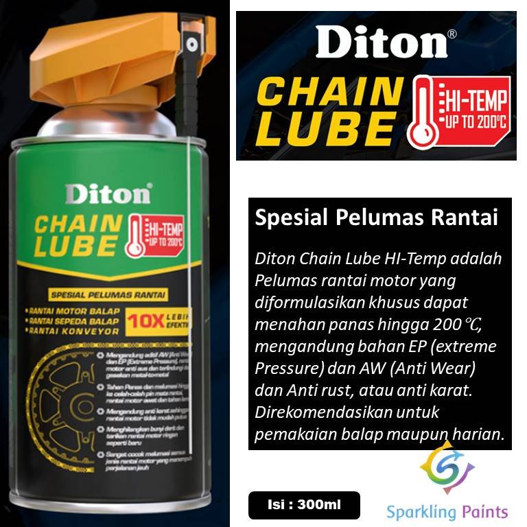 DITON - CHAIN LUBE HI-TEMP PELUMAS RANTAI 300ML